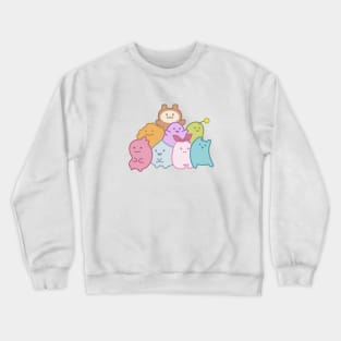 Cute Colorful Blobs Crewneck Sweatshirt